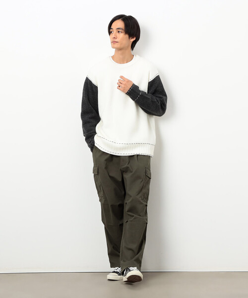 COMME CA ISM（コムサイズム）の「ワイドカーゴパンツ（カーゴパンツ・メンズ・ダークブラウン/ブラック/カーキ・X-SMALL/SMALL/MEDIUM/LARGE）」の17枚目の写真