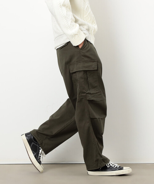 COMME CA ISM（コムサイズム）の「ワイドカーゴパンツ（カーゴパンツ・メンズ・ダークブラウン/ブラック/カーキ・X-SMALL/SMALL/MEDIUM/LARGE）」の19枚目の写真