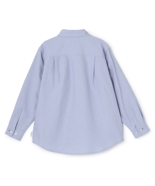 GLAZOS（グラソス）の「【SKIT0LY】ボタンダウンオックスシャツ（シャツ/ブラウス・キッズ・ホワイト/サックスブルー・100cm/110cm/120cm/130cm/140cm）」の3枚目の写真