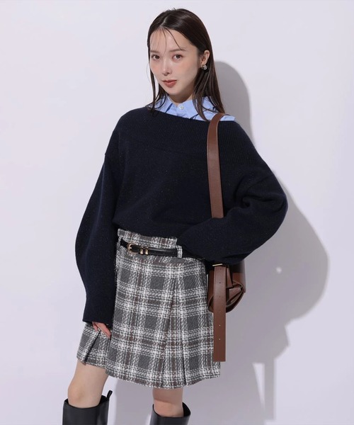 Mystrada（マイストラーダ）の「タックフォルムスカート（スカート