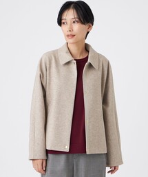 EVEX by KRIZIA（エヴェックスバイクリツィア）の「【カタログ掲載】【ウォッシャブル】ウールライクジャージ―ブルゾン（ブルゾン）」