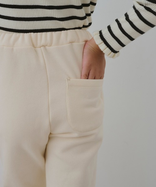 ROPE' PICNIC（ロペピクニック）の「【KIDS/キッズ】フロントフリル裏起毛パンツ（その他パンツ・キッズ・ブラック/オフホワイト・120/150/140/130）」の16枚目の写真