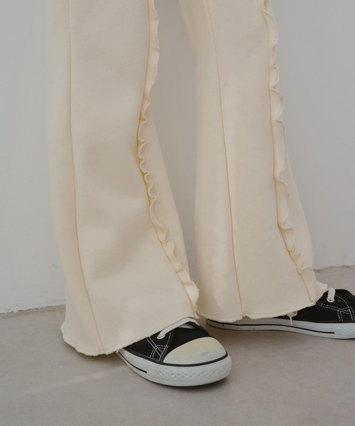 ROPE' PICNIC（ロペピクニック）の「【KIDS/キッズ】フロントフリル裏起毛パンツ（その他パンツ・キッズ・ブラック/オフホワイト・120/150/140/130）」の17枚目の写真