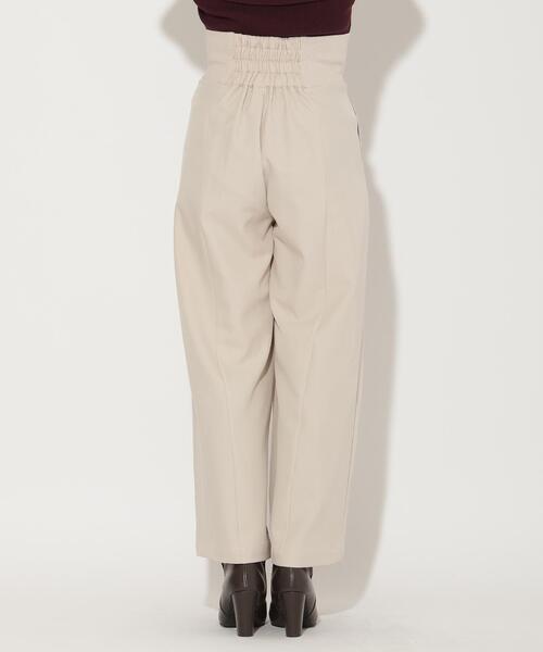 AND COUTURE(アンドクチュール)の「ウエストリブワイドパンツ(その他パンツ・レディース・ブラック/ブラウン/ベージュ・SMALL/MEDIUM)」の11枚目の写真