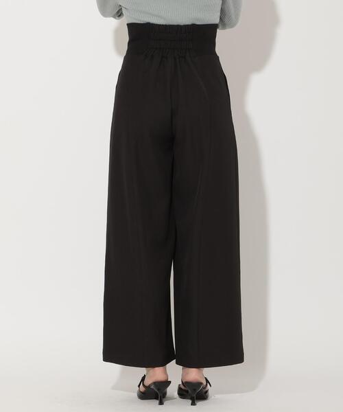 AND COUTURE(アンドクチュール)の「ウエストリブワイドパンツ(その他パンツ・レディース・ブラック/ブラウン/ベージュ・SMALL/MEDIUM)」の17枚目の写真