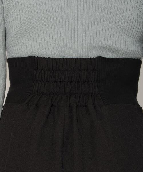 AND COUTURE(アンドクチュール)の「ウエストリブワイドパンツ(その他パンツ・レディース・ブラック/ブラウン/ベージュ・SMALL/MEDIUM)」の20枚目の写真