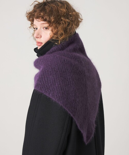 セール】＜Steven Alan＞モヘヤ ミックス トライアングル ストール