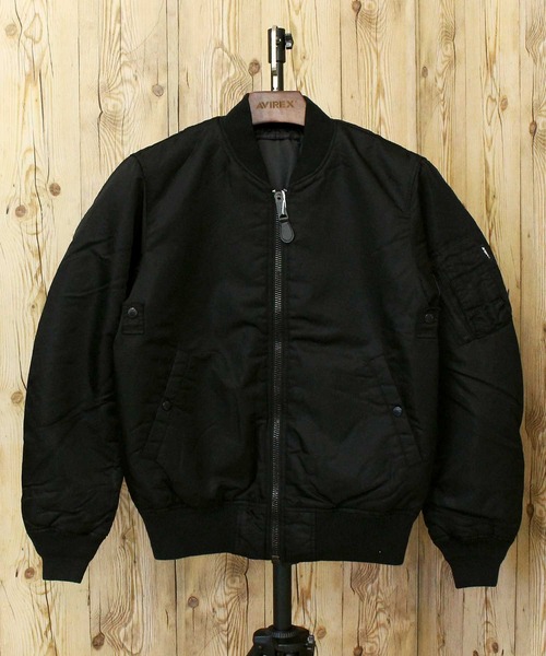 AVIREX（アヴィレックス）の「WASHED MA-1 FLYING TIGERS（MA-1・メンズ・ブラック/セージグリーン・M/L/XL/XXL）」の3枚目の写真