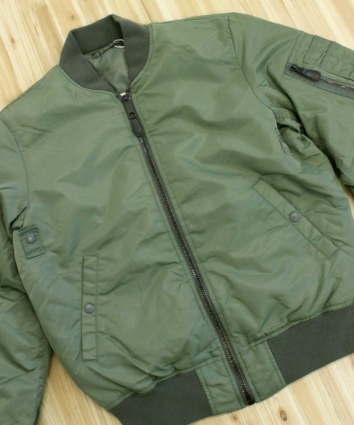 AVIREX（アヴィレックス）の「WASHED MA-1 FLYING TIGERS（MA-1・メンズ・ブラック/セージグリーン・M/L/XL/XXL）」の7枚目の写真