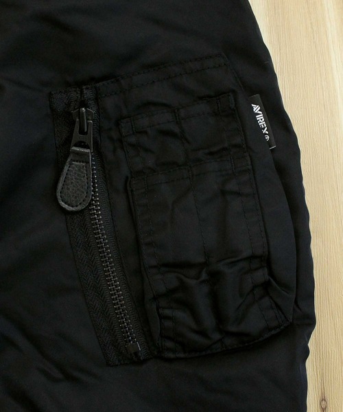 AVIREX（アヴィレックス）の「WASHED MA-1 FLYING TIGERS（MA-1・メンズ・ブラック/セージグリーン・M/L/XL/XXL）」の14枚目の写真