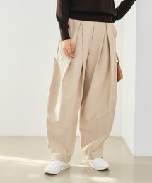 CROSS FUNCTION | 《洗える》エブ楽 ジャージータックコクーンパンツ【CROSS FUNCTION/クロスファンクション】(その他パンツ)