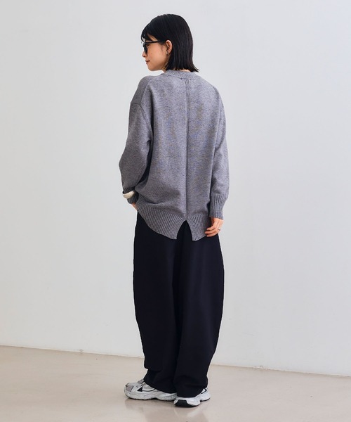 CROSS FUNCTION（クロスファンクション）の「《洗える》エブ楽 ジャージータックコクーンパンツ【CROSS FUNCTION/クロスファンクション】（その他パンツ・レディース・ブラック/グレイッシュベージュ/ネイビー・LL/L/M）」の12枚目の写真