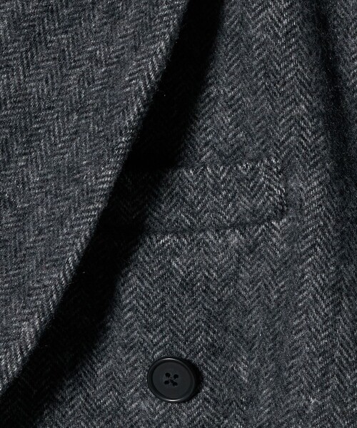 極美品　ハリスツイード　ユナイテッドアローズ　テーラードジャケット　ヘリンボーン ミツミネ|ハリスツイード テーラードジャケット ヘリンボーン 総裏地