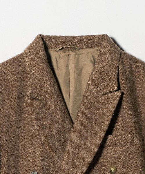 BEAUTY&YOUTH UNITED ARROWS（ビューティーアンドユースユナイテッドアローズ）の「毛ブレンド ヘリンボーン ジャケットコート（テーラードジャケット・レディース・ダークグレー/ベージュ・S/M）」の10枚目の写真