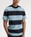 FRED PERRY�i�t���b�h�y���[�j�́uStriped Relaxed T-Shirt�^�X�g���C�v�����b�N�XT�V���c�iT�V���c/�J�b�g�\�[�j�v�b�u���[
