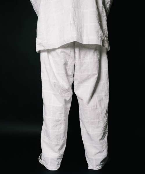 Subciety（サブサエティ）の「Patchwork slacks（スラックス・メンズ・ブラック/ホワイト・SMALL/MEDIUM/LARGE/X-LARGE）」の19枚目の写真