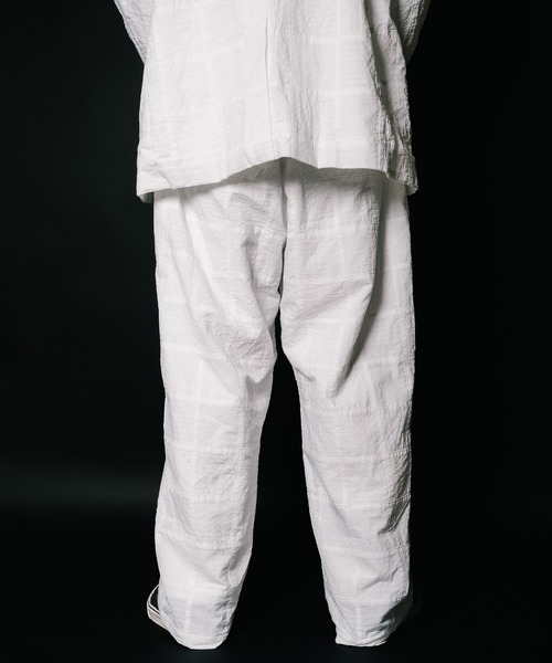 Subciety（サブサエティ）の「Patchwork slacks（スラックス・メンズ・ブラック/ホワイト・SMALL/MEDIUM/LARGE/X-LARGE）」の11枚目の写真