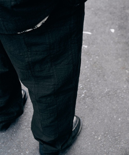 Subciety（サブサエティ）の「Patchwork slacks（スラックス・メンズ・ブラック/ホワイト・SMALL/MEDIUM/LARGE/X-LARGE）」の18枚目の写真