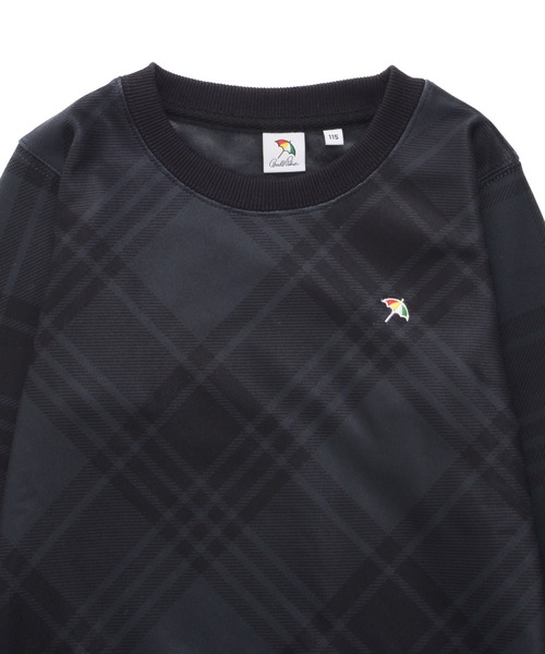 Arnold Palmer(アーノルドパーマー)の「ピーチシャギー チェックプリント プルオーバー(スウェット・キッズ・ブラック/ライトグレー・125cm/115cm/105cm/95cm/145cm/135cm)」の7枚目の写真