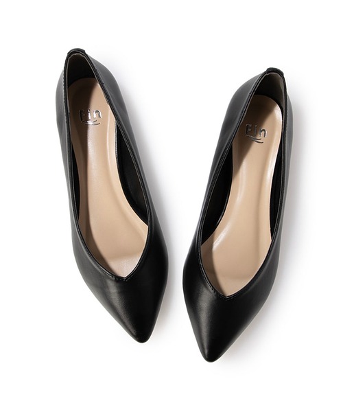 Fin（フィン）の「Vカットフラットシューズ【低反発スポンジ入り】（パンプス・レディース・シルバー/ブラック/パイソン/ゴールド・24cm/23.5cm/23cm/22.5cm/24.5cm）」の20枚目の写真