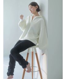 dazzlin | 【吉田朱里】温感・セラミド加工くしゅくしゅパンツ(その他パンツ)