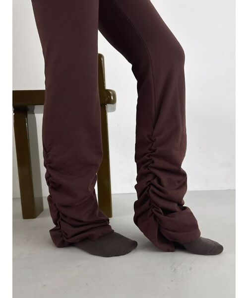 dazzlin（ダズリン）の「【吉田朱里】温感・セラミド加工くしゅくしゅパンツ（その他パンツ・レディース・ブラウン/ブラック・SMALL/MEDIUM/LARGE）」の19枚目の写真