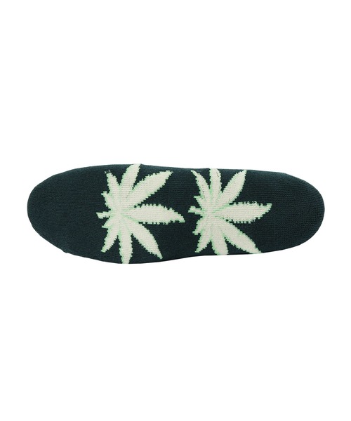 HUF(ハフ)の「PLANTLIFE SHADOW SOCKS(ソックス/靴下・メンズ・ホワイト×グリーン/グリーン・O/S)」の4枚目の写真
