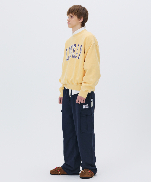 NOHANT(ノアン)の「LONELY/LOVELY WASHED SWEATSHIRT MUSTARD(スウェット・メンズ・イエロー系その他・SMALL/MEDIUM/LARGE)」の4枚目の写真