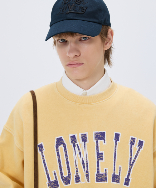 NOHANT(ノアン)の「LONELY/LOVELY WASHED SWEATSHIRT MUSTARD(スウェット・メンズ・イエロー系その他・SMALL/MEDIUM/LARGE)」の6枚目の写真