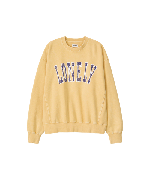 NOHANT(ノアン)の「LONELY/LOVELY WASHED SWEATSHIRT MUSTARD(スウェット・メンズ・イエロー系その他・SMALL/MEDIUM/LARGE)」の8枚目の写真