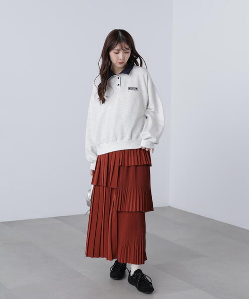 FREE'S MART(フリーズマート)の「◆ランダムプリーツティアードスカート(スカート・レディース・ホワイト/ブラウン/ブラック・SMALL/MEDIUM)」の6枚目の写真