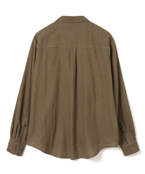 Millo Archive（ミロ アーカイブ）の「ダブルレイヤードシャツ[ブラウン]（シャツ/ブラウス・メンズ・その他・MEDIUM/LARGE/X-LARGE）」の8枚目の写真