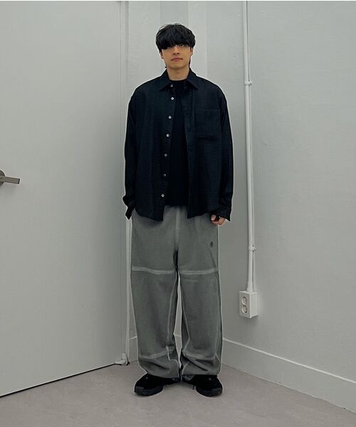 Millo Archive（ミロ アーカイブ）の「ダブルレイヤードシャツ[ブラウン]（シャツ/ブラウス・メンズ・その他・MEDIUM/LARGE/X-LARGE）」の9枚目の写真