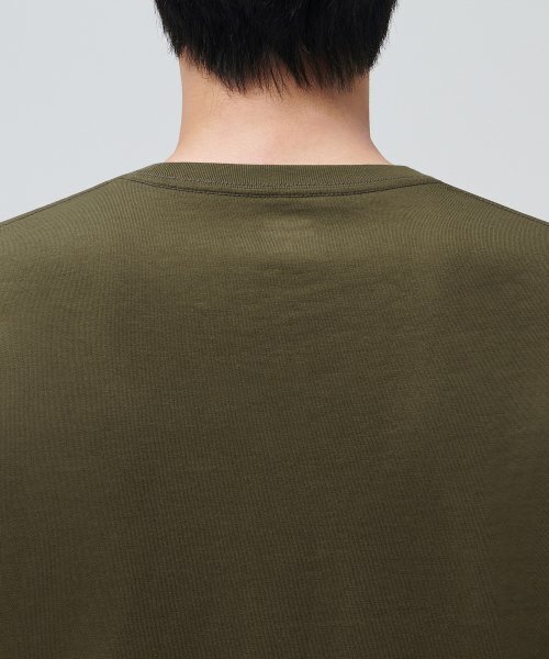 MUSINSA STANDARD（ムシンサスタンダード）の「ベーシック長袖Tシャツ[オリーブ]（Tシャツ/カットソー・メンズ・その他・LARGE）」の4枚目の写真