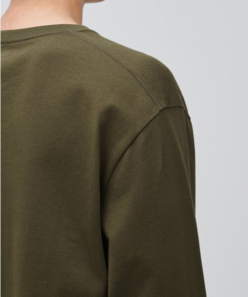 MUSINSA STANDARD（ムシンサスタンダード）の「ベーシック長袖Tシャツ[オリーブ]（Tシャツ/カットソー・メンズ・その他・LARGE）」の5枚目の写真