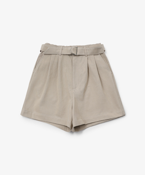 SALT AND CHOCOLATE(ソルトアンドチョコレート)の「ベルト付きバンディングハーフパンツ ベージュ 4W241W001(その他パンツ・レディース・その他・SMALL/MEDIUM)」の2枚目の写真