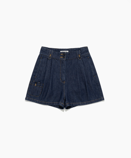 TTUDEMENT(トュードメント)の「PINTUCK SHORTS INDIGO(その他パンツ・レディース・その他・MEDIUM/SMALL)」の6枚目の写真
