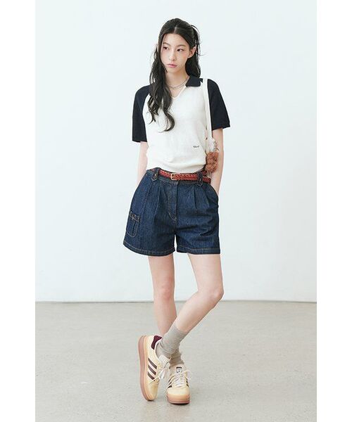 TTUDEMENT(トュードメント)の「PINTUCK SHORTS INDIGO(その他パンツ・レディース・その他・MEDIUM/SMALL)」の9枚目の写真