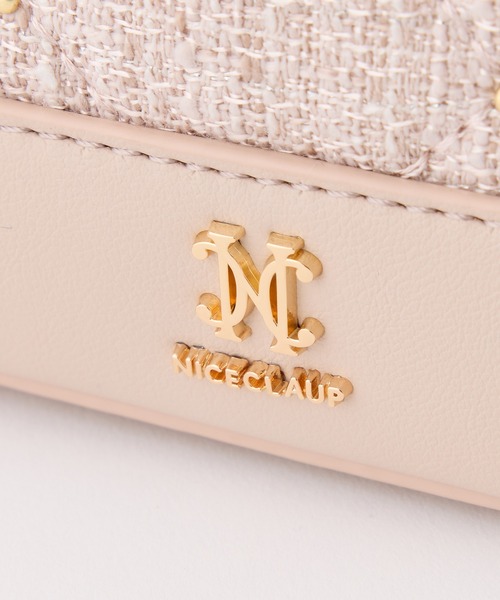 one after another NICE CLAUP（ワンアフターアナザーナイスクラップ）の「【ＨolidayCollection】ビジュースタッズ付きバッグ（ハンドバッグ・レディース・ブラック/ピンクベージュ/サックスブルー/アイボリー・FREE）」の9枚目の写真