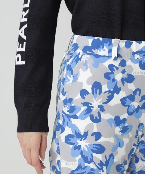 PEARLY GATES(パーリーゲイツ)の「【PEARLY GATES】Peストレッチドビー中綿パンツ <ラフ花ロゴ小柄>(その他パンツ・レディース・ブルー系その他・MEDIUM/LARGE/SMALL)」の4枚目の写真