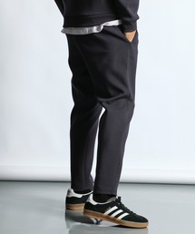The DUFFER of ST.GEORGE | 〔BLACK LABEL〕"SORONA" CLUB PANTS：セットアップ ダンボールニット テーパードパンツ(スウェットパンツ)