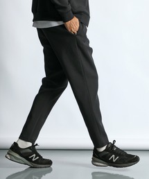 The DUFFER of ST.GEORGE（ザダファーオブセントジョージ）の「〔BLACK LABEL〕"SORONA" CLUB PANTS：セットアップ ダンボールニット テーパードパンツ（スウェットパンツ）」