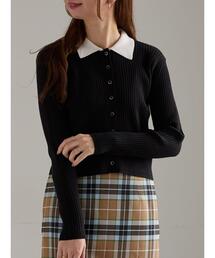 Te chichi | ポロカラークロップトカーディガン(カーディガン/ボレロ)