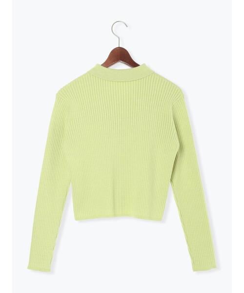 Te chichi（テチチ）の「ポロカラークロップトカーディガン（カーディガン/ボレロ・レディース・グレー/ブラック/グリーン・F）」の20枚目の写真