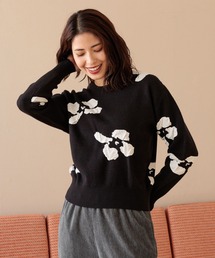 FOUND GOOD | フクレフラワーニットPO(ニット/セーター)