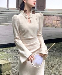 shameless（シェイムレス）の「【結婚式・二次会】フレアスリーブチャイナドレス（ドレス）」