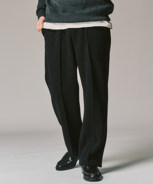 everyone ブラック ストレートパンツ S everyone ブラック ストレートパンツ S