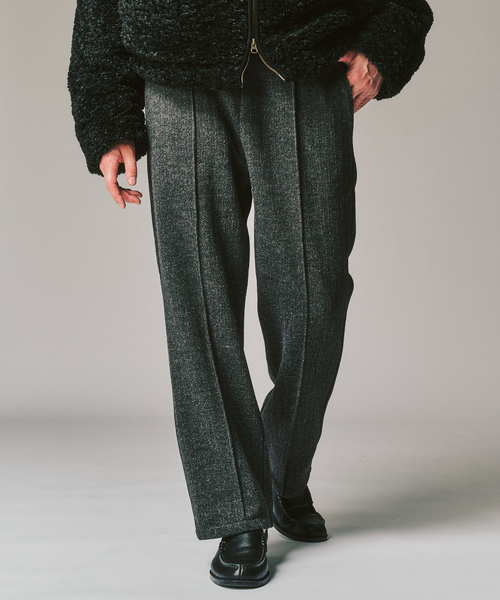 417 EDIFICE（フォーワンセブンエディフィス）の「ニットジャージーイージーパンツ（スラックス・メンズ・チャコールグレー/ブラック/ベージュ・MEDIUM/LARGE）」の10枚目の写真