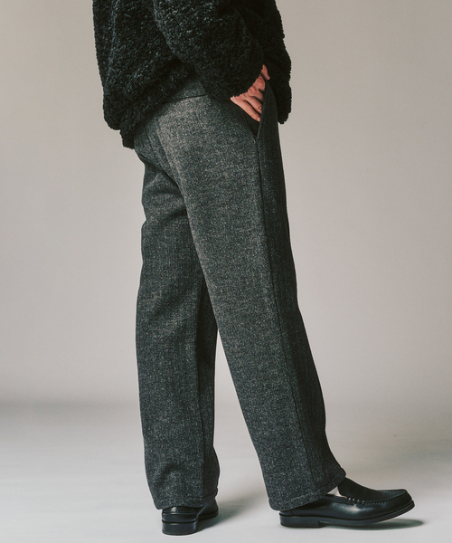 417 EDIFICE（フォーワンセブンエディフィス）の「ニットジャージーイージーパンツ（スラックス・メンズ・チャコールグレー/ブラック/ベージュ・MEDIUM/LARGE）」の11枚目の写真