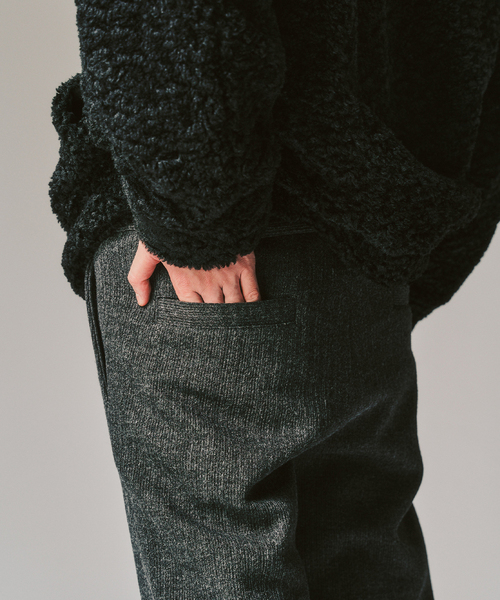 417 EDIFICE（フォーワンセブンエディフィス）の「ニットジャージーイージーパンツ（スラックス・メンズ・チャコールグレー/ブラック/ベージュ・MEDIUM/LARGE）」の13枚目の写真